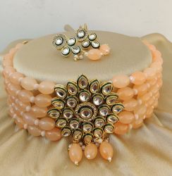 Beautiful Premium Quality Choker Neaklace With Beautiful Earrings  