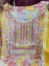 Featuring beautiful Sharara Set with short anarkali top