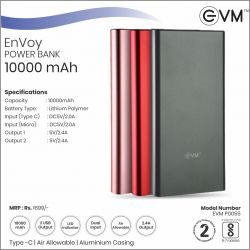 EVM EnVoy 10000mAh Power Bank PNK