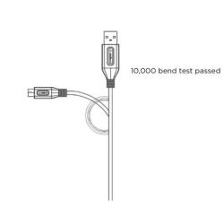 Stuffcool Alto Nylon Braided Micro USB Cable With Charging