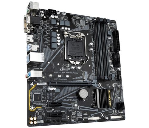 GIGABYTE B460M DS3H Ultra Durable Motherboard with GIGABYTE 8118 Gaming LAN PCIe Gen3 x4 M2 7 Colors RGB LED Strips Support
