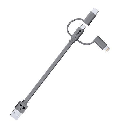 Stuffcool Trish 3 in 1 Cable 3AMP Type-C