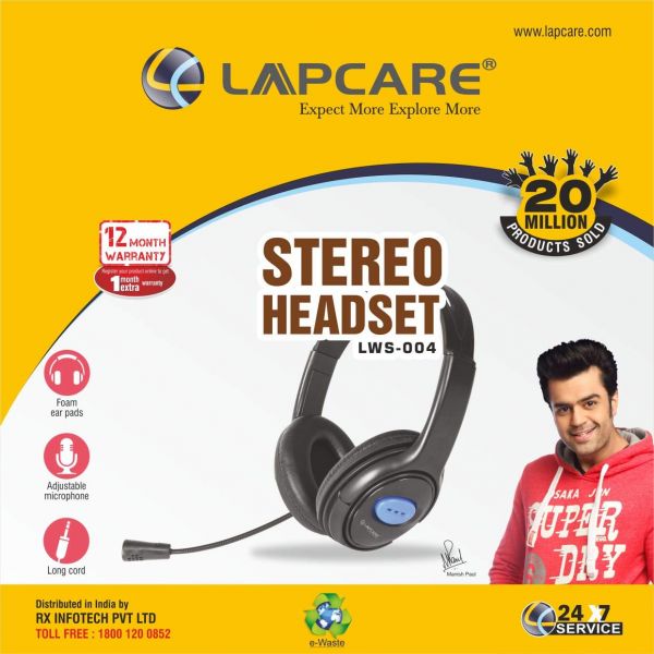 Lapcare Stereo Headset LWS-004
