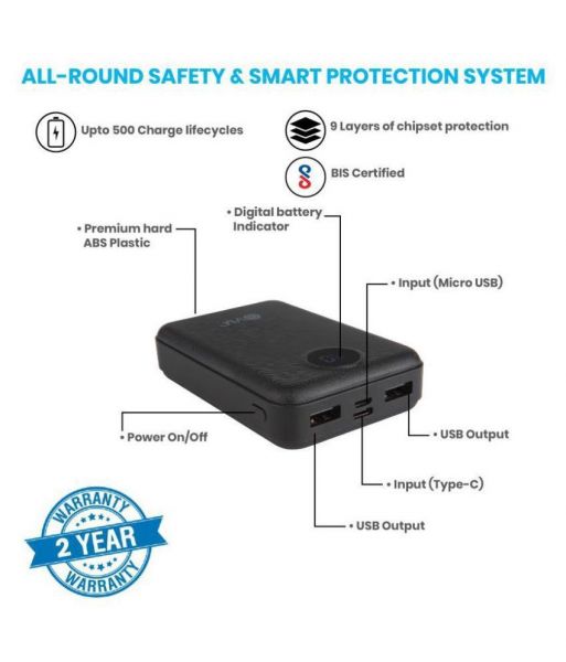 EVM ENABLE PLUS 10000mAh Power Bank