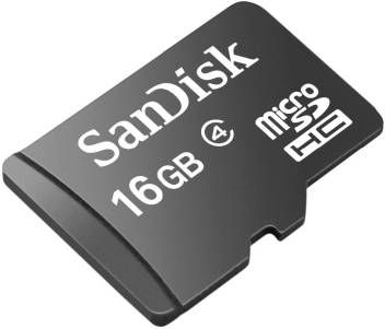 Sandisk 16GB Class 4 MicroSDHC Memory Card (SDSDQM-016G-B35)