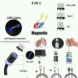 3 in one Magnetic Data cable