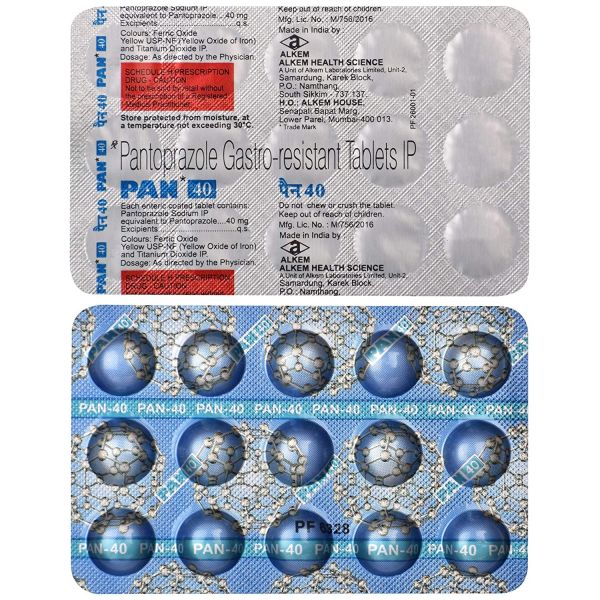 Pan 40 (pantoprazole 40 mg)