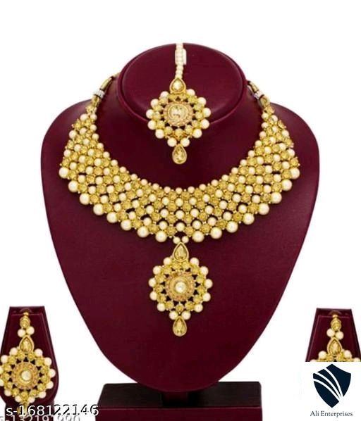 Kundan chokar necklace jewellery set for women/girls