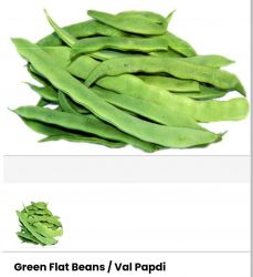 Green flat beans
