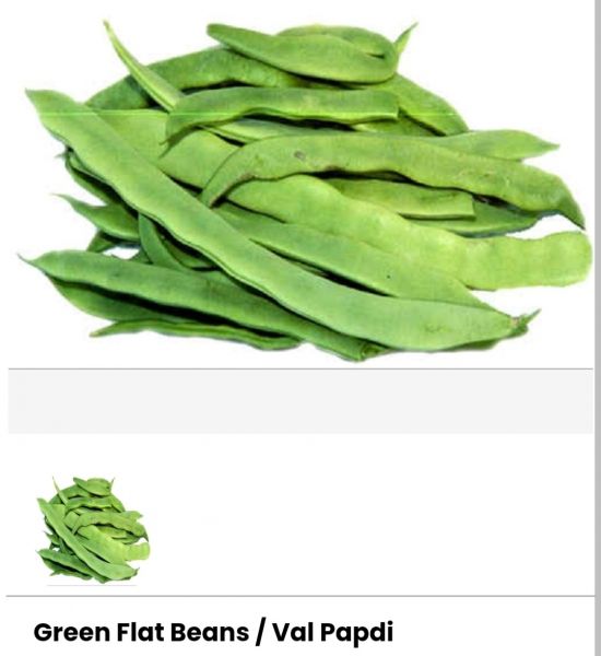 Green flat beans