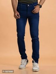 Grey Denim Mid Rise Jeans