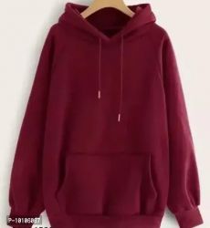 Stylish Fleece Hoodies for Men and Women  Size: 