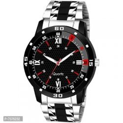 Stylish Black Dial Analog Watch For Men