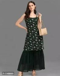 Fancy Rayon Kurta Set For Women