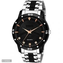 Stylish Black Dial Analog Watch For Men Watch 