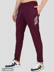 Zeffit Mens Regular Fit Striped Trackpant With Side Pockets - Airforce