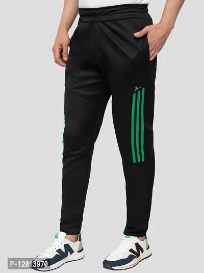 Polyester Black Track pants Single Pack