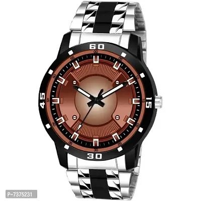 Stylish Black Dial Analog Watch For Men