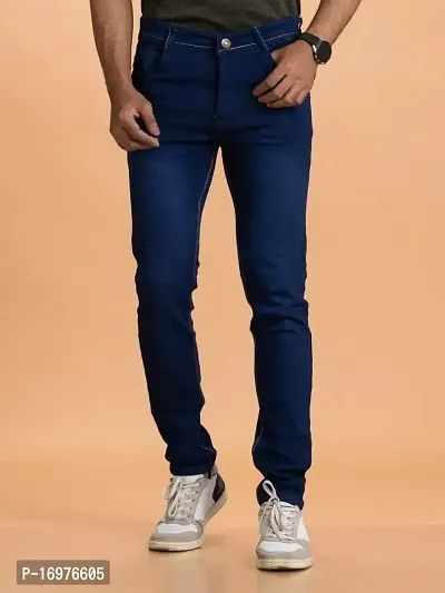 Grey Denim Mid Rise Jeans