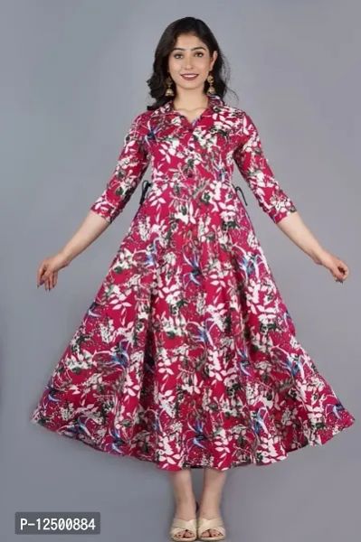 Rayon Beautiful Anarkali Kurtas