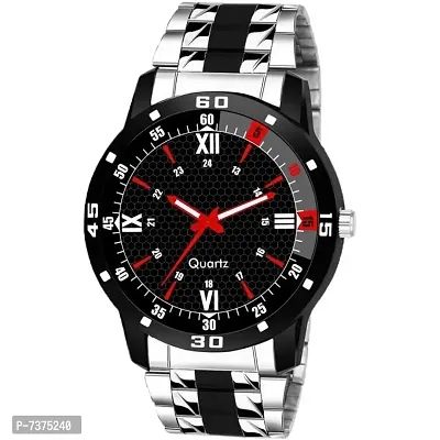 Stylish Black Dial Analog Watch For Men Watch 