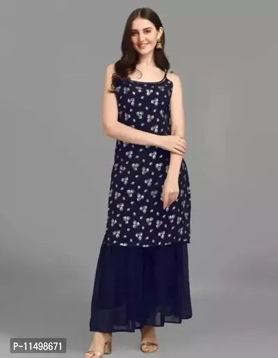 Fancy Rayon Kurta Set For Women