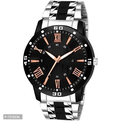 Stylish Black Dial Analog Watch For Men Watch 