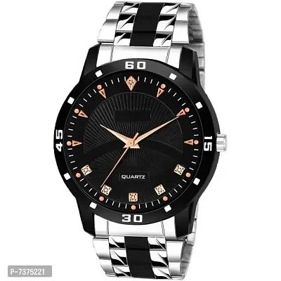 Stylish Black Dial Analog Watch For Men Watch 