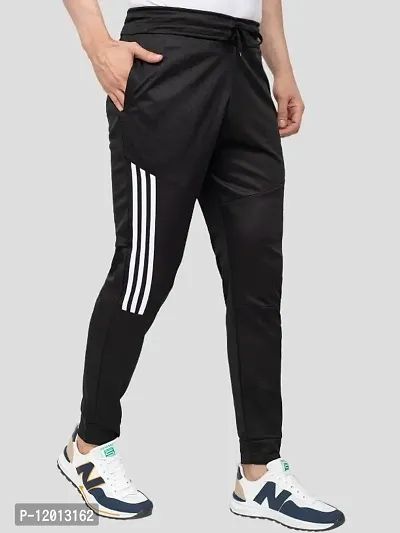 Polyester Black Track pants Single Pack