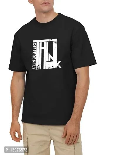 Stylish Cotton Blend Round Neck Half sleeve T Shirt 