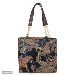 Printed Handbag For Women And Girls 