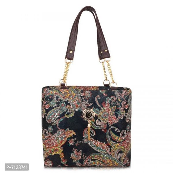 Printed Handbag For Women And Girls 