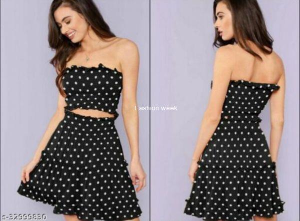 Classy elegent women top & bottom set