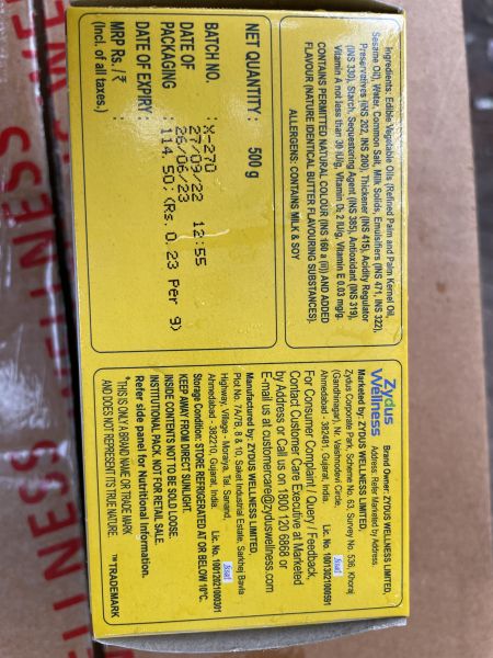 Nutralite professional fat spread 