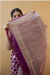 Beautiful Rich Pallu & Jacquard Work On All Over The Saree With Beautiful Zahlar