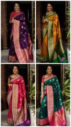 Pretty Rich Pallu & Jacquard Work Kanjivaram Saree - Special Wedding Edition