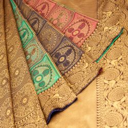 Beautiful Rich Pallu And Jacquard Design Work Saree