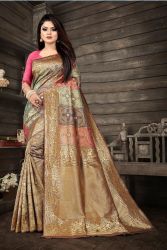 Beautiful Rich Pallu And Jacquard Design Work Saree