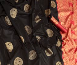 Traditional Rich Pallu And Jacquard Work On All Over The Soft Silk Saree