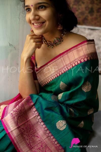 Pretty Rich Pallu & Jacquard Work Kanjivaram Saree - Special Wedding Edition