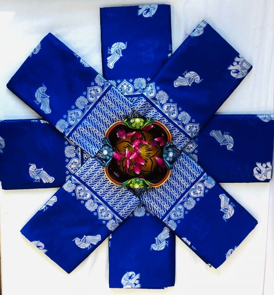 Gorgeous Blue Color Soft Lichi Silk Jacquard Work Saree