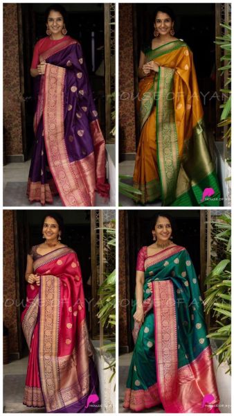 Pretty Rich Pallu & Jacquard Work Kanjivaram Saree - Special Wedding Edition