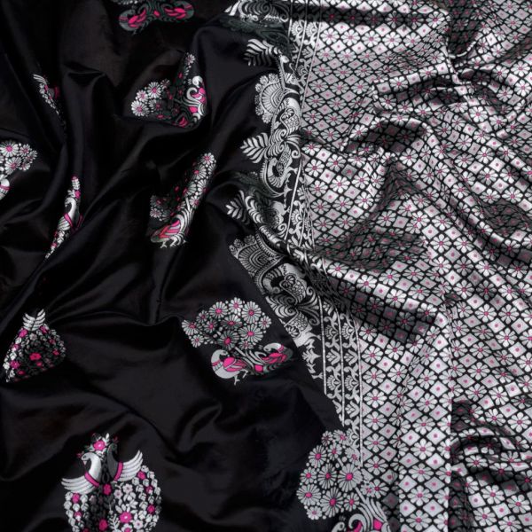 New Arrival Lichi Silk With Waving And Nice Extra Ordinary Latest Soft Silk Sarees