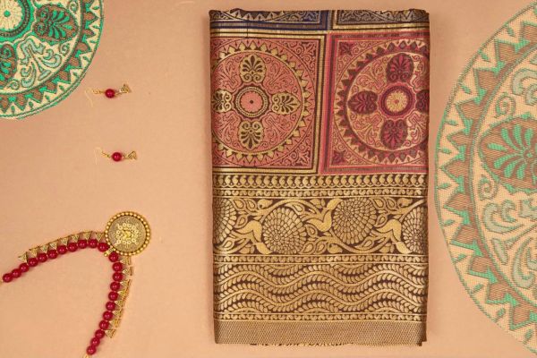 Beautiful Rich Pallu And Jacquard Design Work Saree