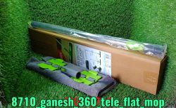 MULTIPURPOSE WET AND DRY CLEANING MICROFIBER FLAT MOP FLOOR CLEANING MOP WITH , 360 DEGREE ROTATING