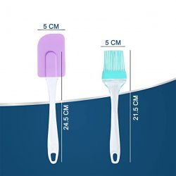 2PC OF BIG BRUSH & SPATULA SET FOR PASTRY, CAKE MIXER, DECORATING, COOKING, BAKING, GRILLING TANDOOR | BAKEWARE COMBO