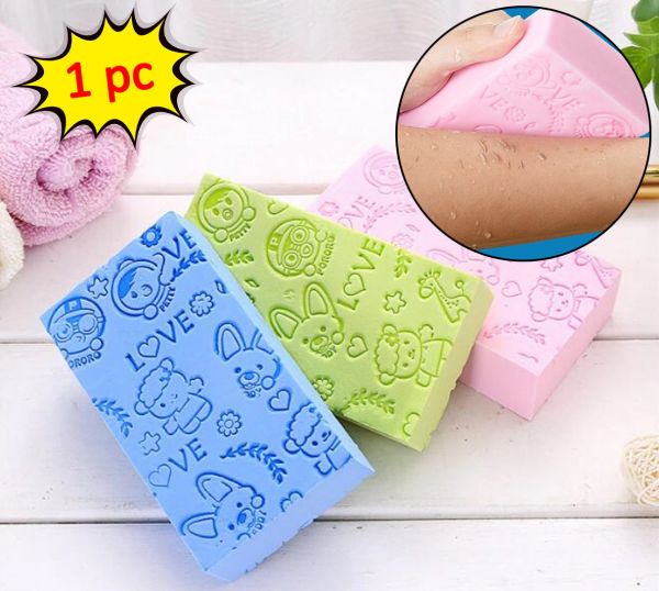 Bath sponge, body scrubber ,Ultra Soft Exfoliating Sponge