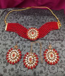 CHOKER SET RED