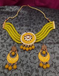 CHOKER SET YELLOW