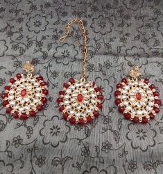 CHOKER SET MAROON